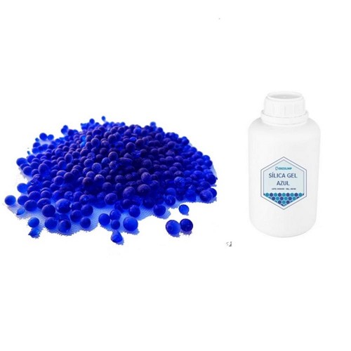 Sílica Gel Azul (Reutilizável) 4 à 8 mm 